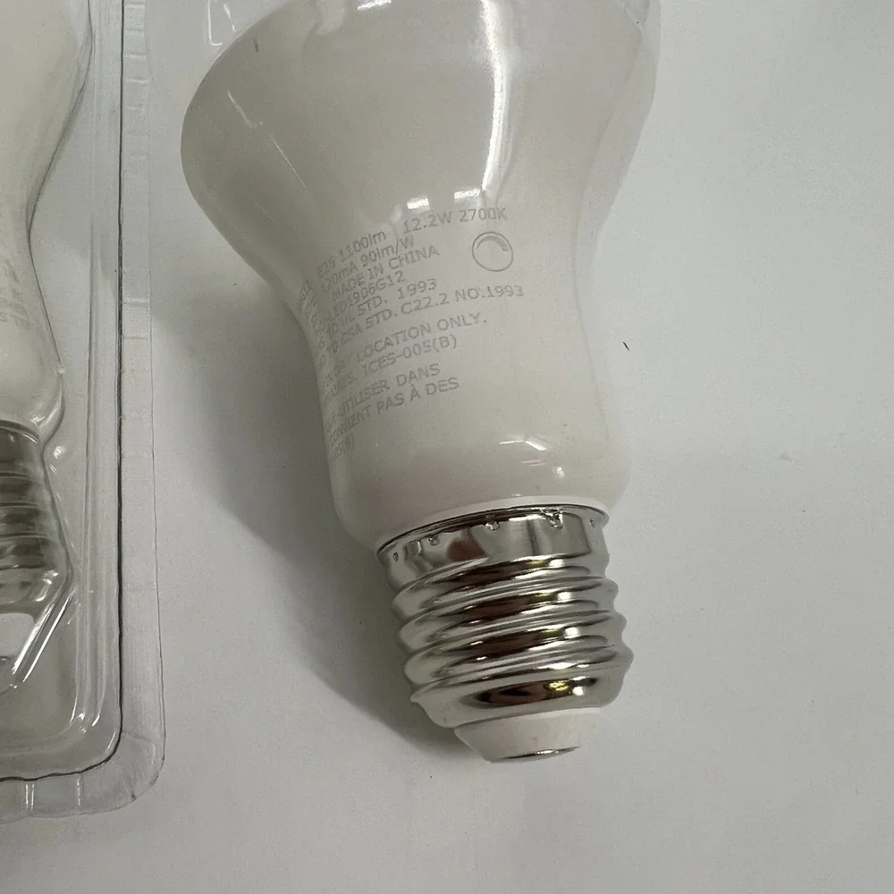 IKEA LEDARE LED A21 Light Bulb 12.2W = 75W 1100 Lumen E26 White 2 Sealed +1 Open